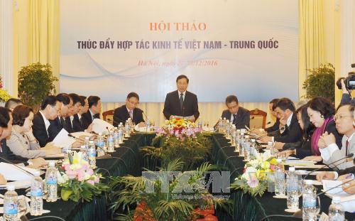 Thúc đẩy hợp tác kinh tế Việt Nam-Trung Quốc ảnh 1